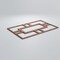 Ekena Millwork Large Hastings Decorative Fretwork Wood Wall Panels, Walnut, 15 1/2"W x 23 3/8"H x 3/8"T WALW24X24X0375HASWA - alternate 6